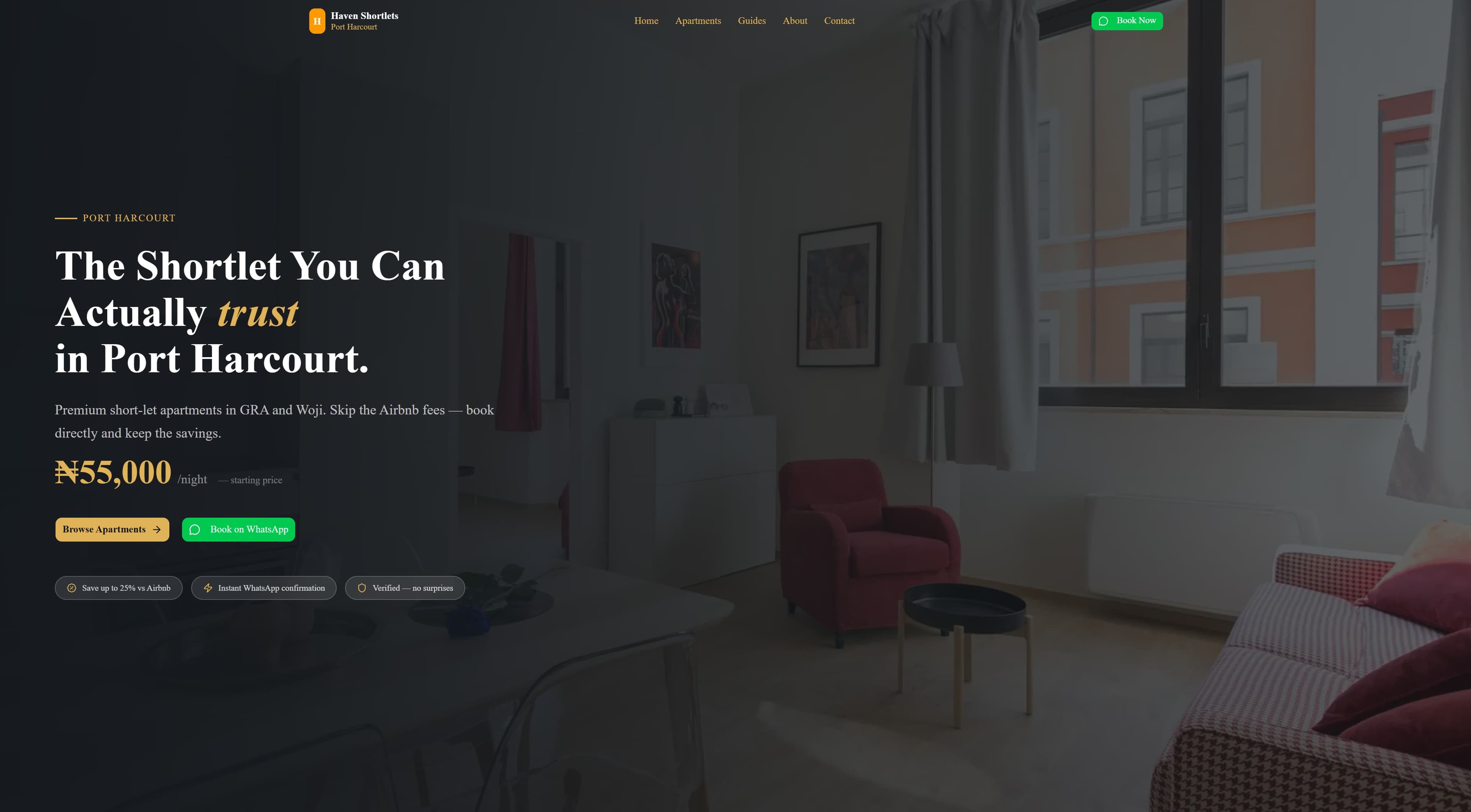 Haven Shortlets — your trusted shortlet company